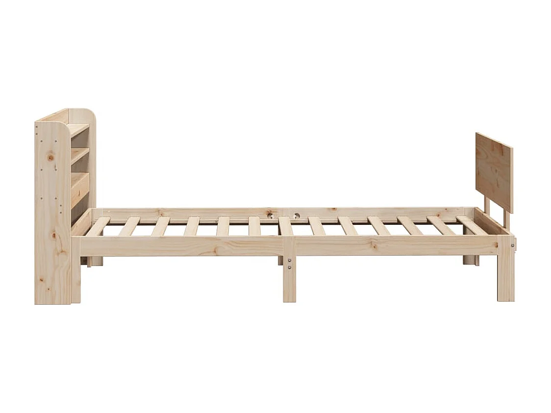 Cadre de lit avec tête de lit sans matelas 75x190 cm