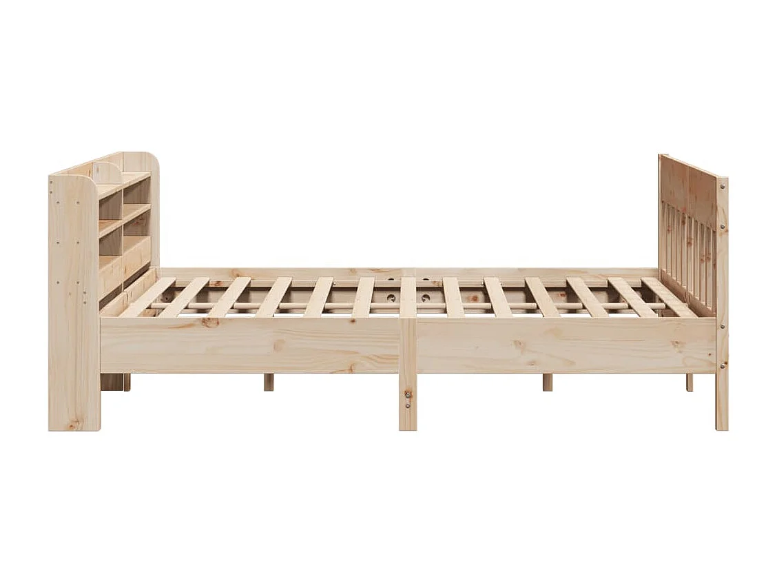 Cadre de lit sans matelas 180x200 cm bois massif de pin