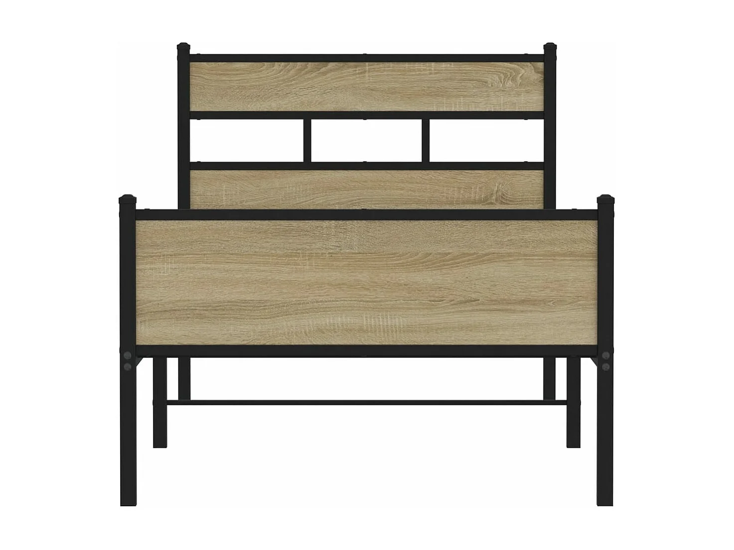 Cadre de lit sans matelas chêne sonoma 90x200 cm