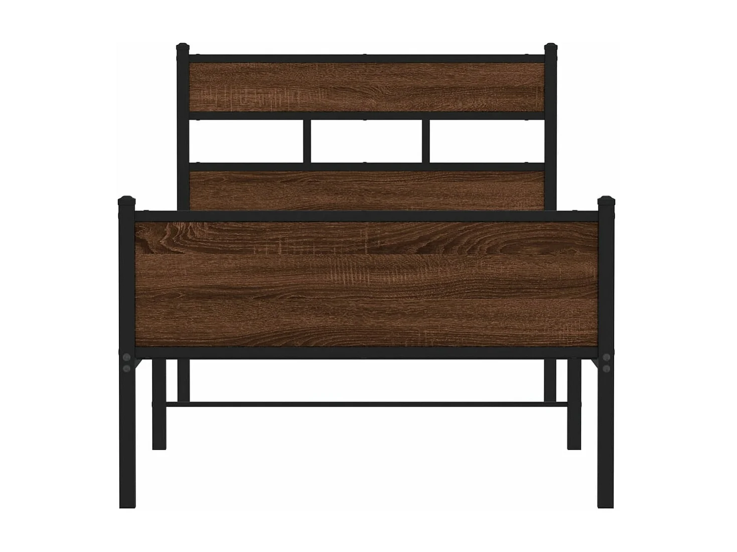 Cadre de lit sans matelas chêne marron 90x200cm bois ingénierie
