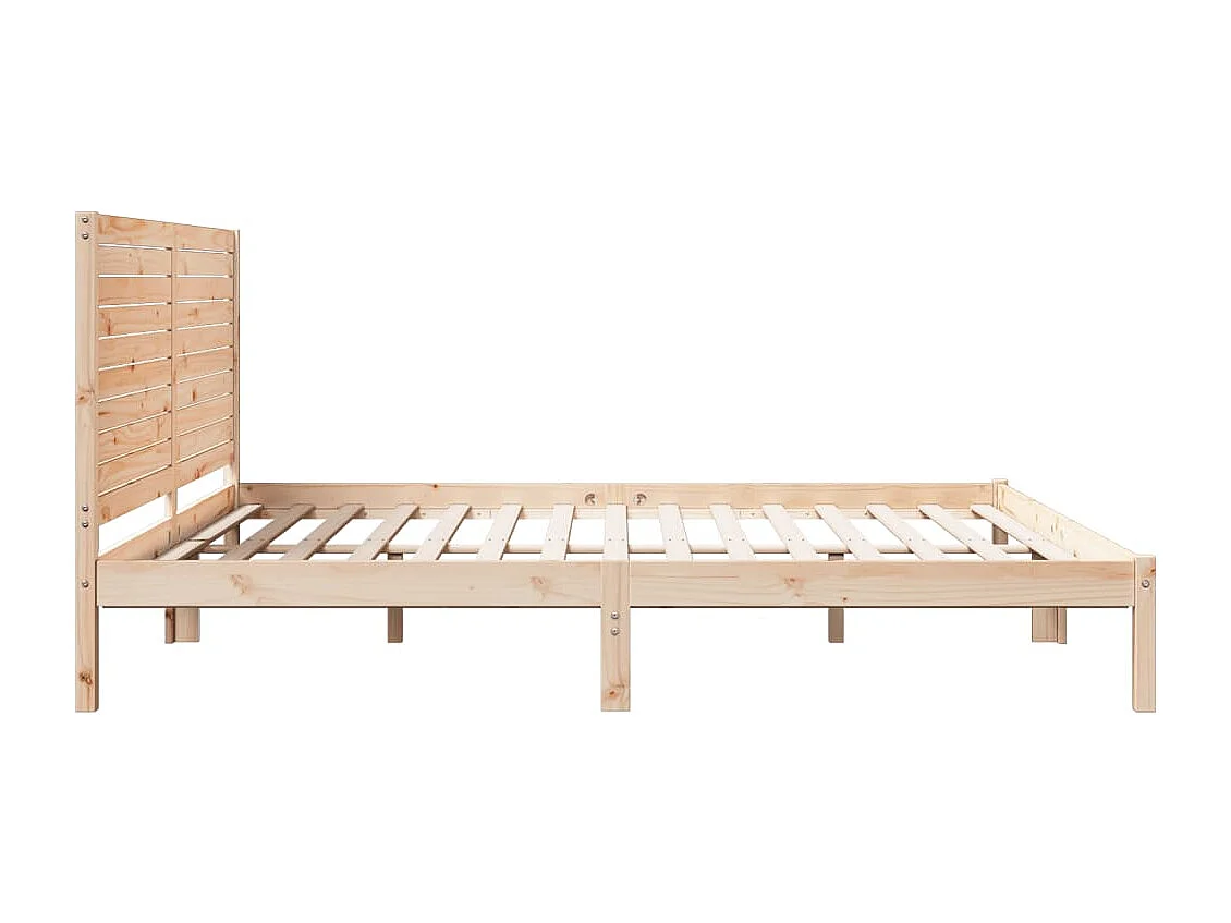 Giroletto Extra Lungo senza Materasso 180x210 cm Legno Massello