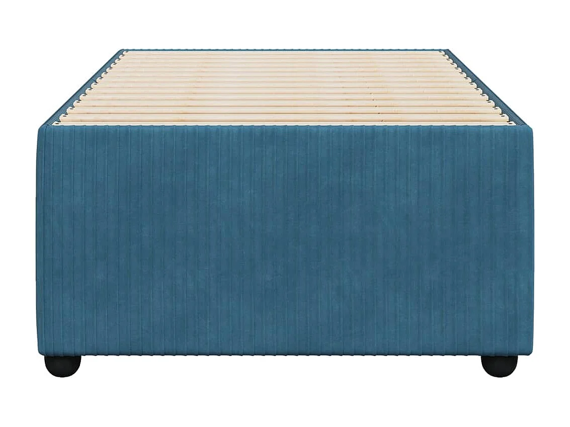 Giroletto Blu 90x190 cm in Velluto