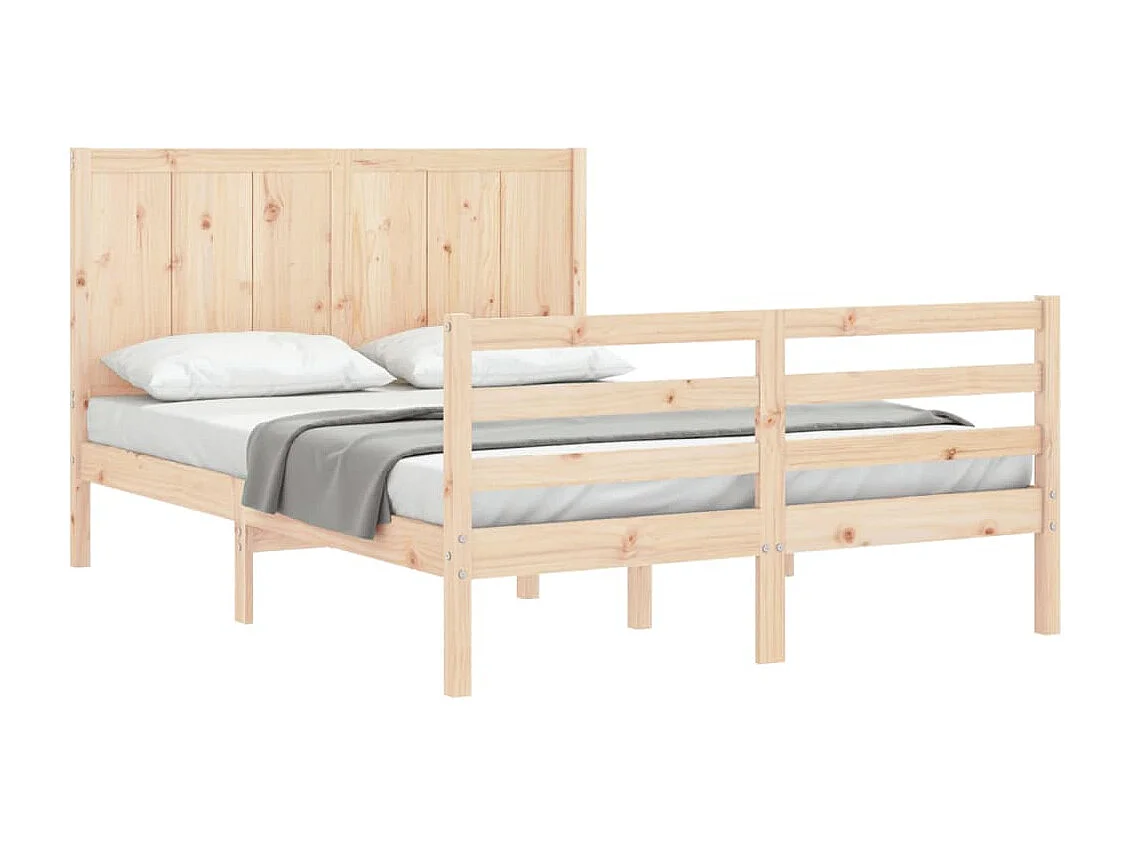 Giroletto con Testiera 160x200 cm in Legno Massello