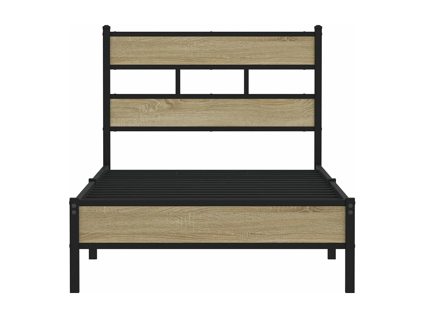 Cadre de lit sans matelas chêne sonoma 90x200 cm
