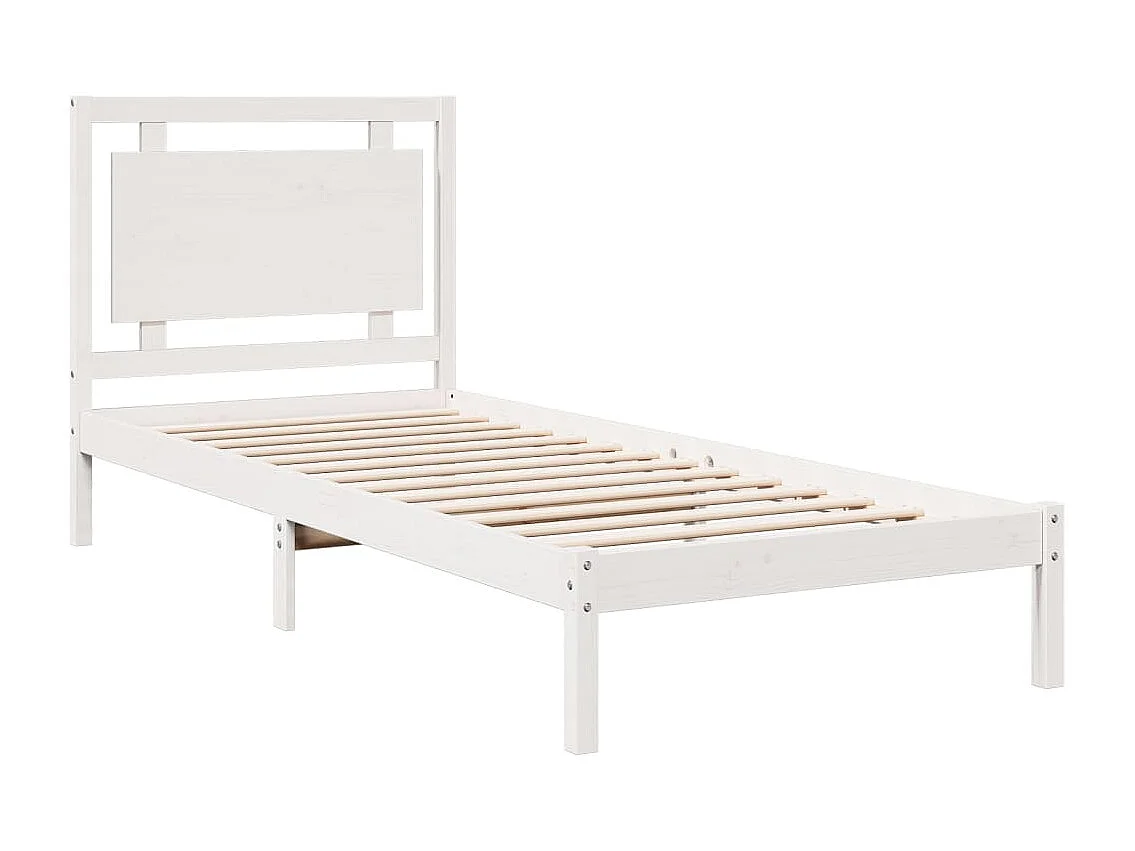 Cadre de lit extra long sans matelas 100x220 cm bois massif
