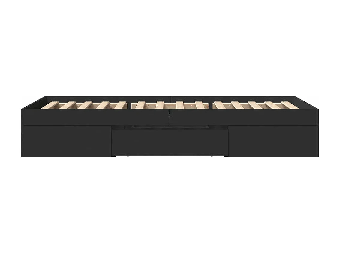 Giroletto Nero 90x200 cm in Legno Multistrato