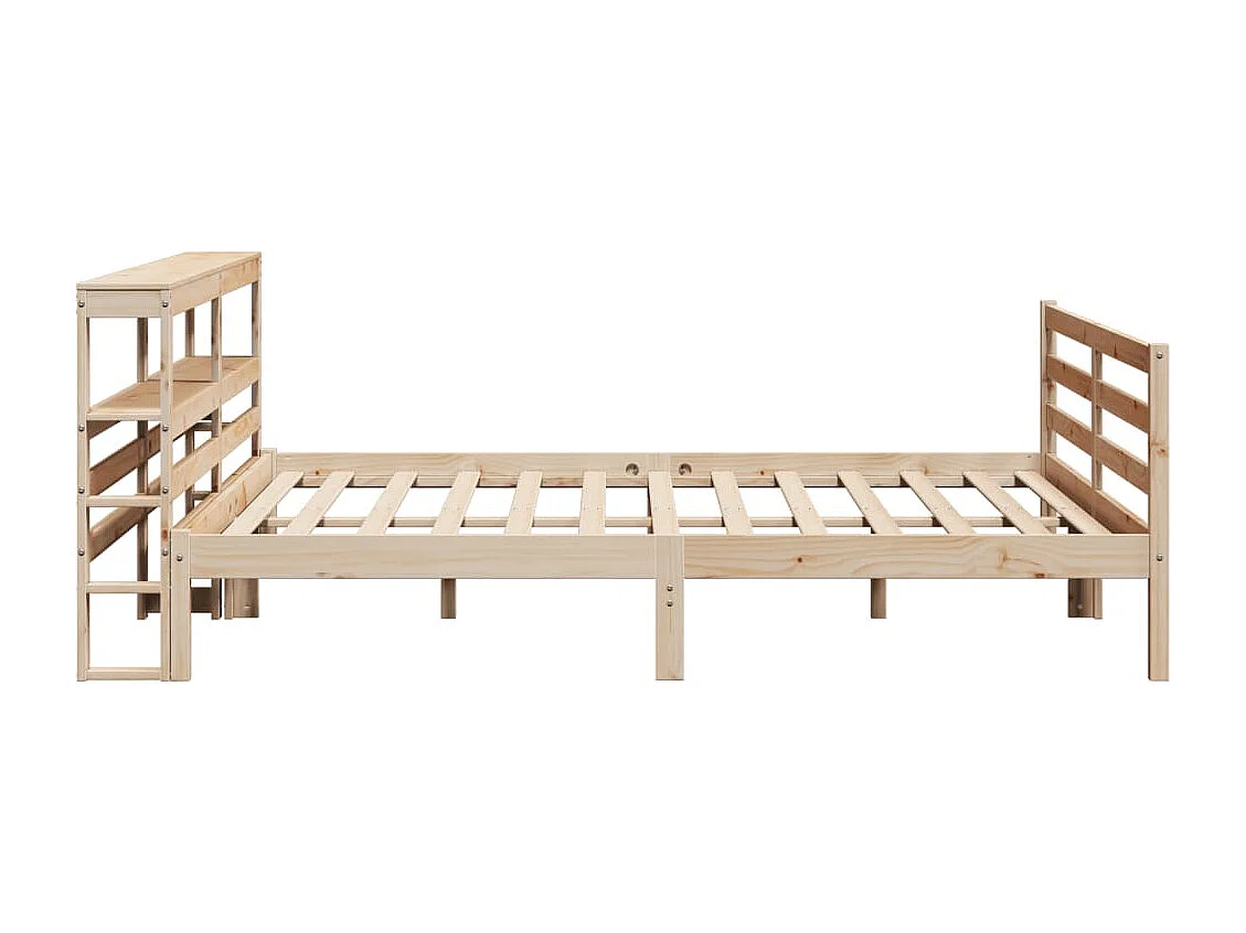 Cadre de lit sans matelas 200x200 cm bois massif de pin