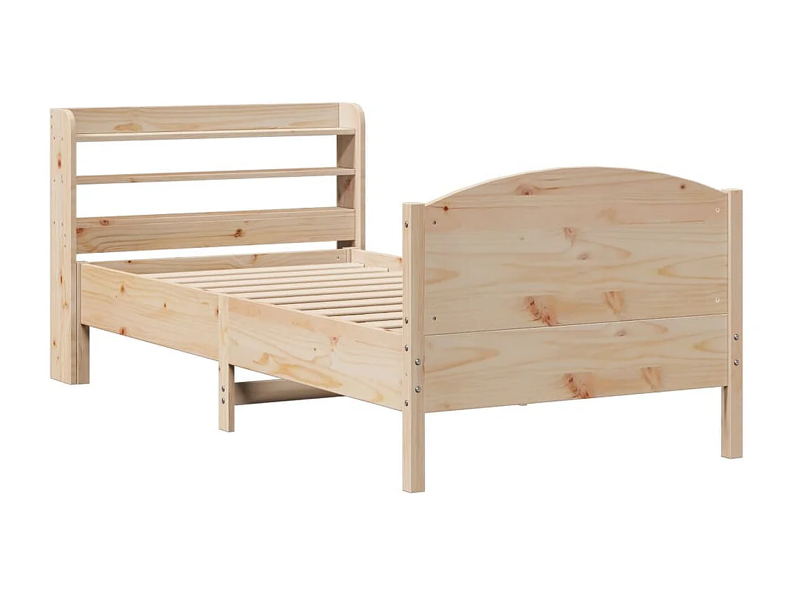 Massivholzbett ohne Matratze 100x200 cm Kiefernholz