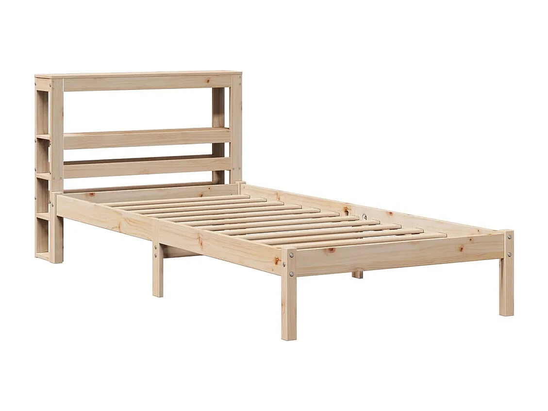 Cadre de lit sans matelas 100x200 cm bois massif de pin