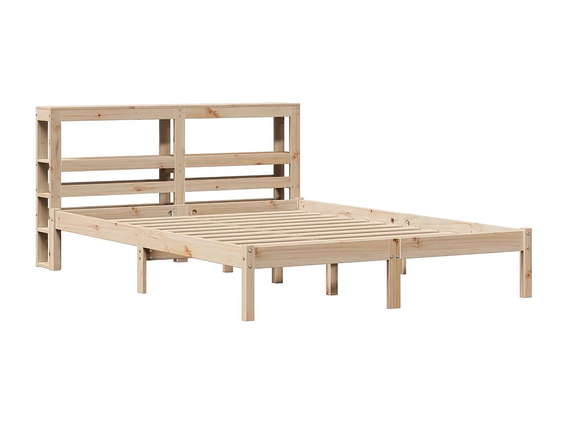 Cadre de lit sans matelas 120x200 cm bois de pin massif