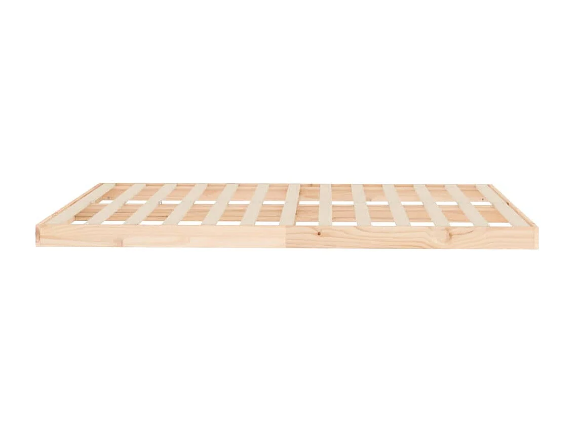 Cadre de lit sans matelas 140x200 cm bois massif de pin