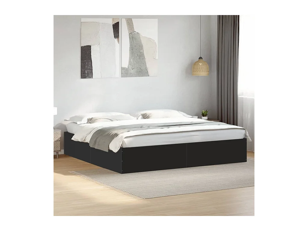 Giroletto Nero 200x200 cm in Legno Multistrato