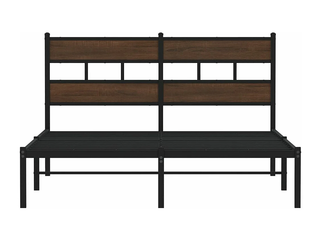 Cadre de lit sans matelas avec tête de lit 140x190 cm