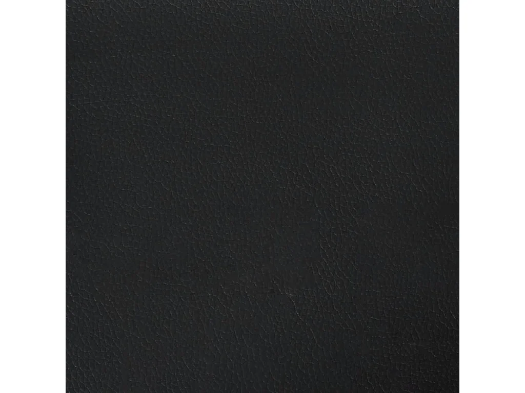 Giroletto con Testiera Nero e Bianco 140x190 cm in Similpelle