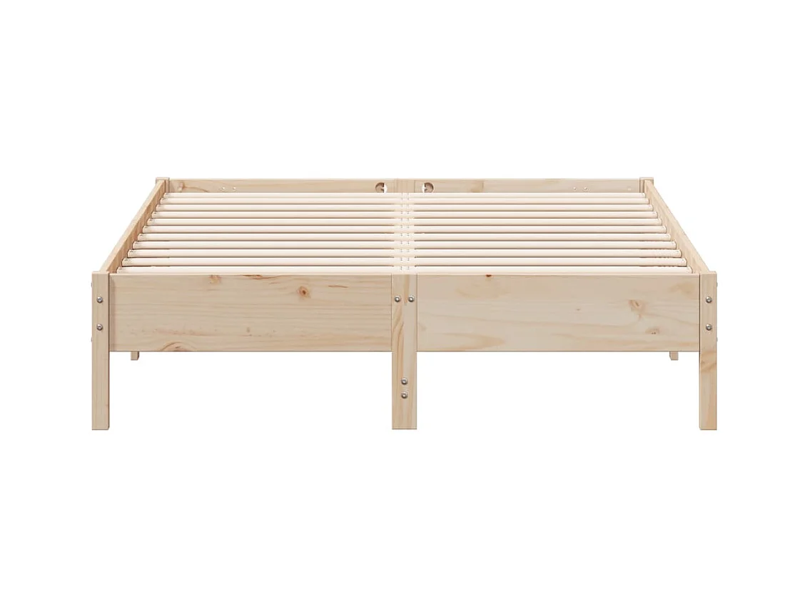 Cadre de lit sans matelas 120x200 cm bois de pin massif
