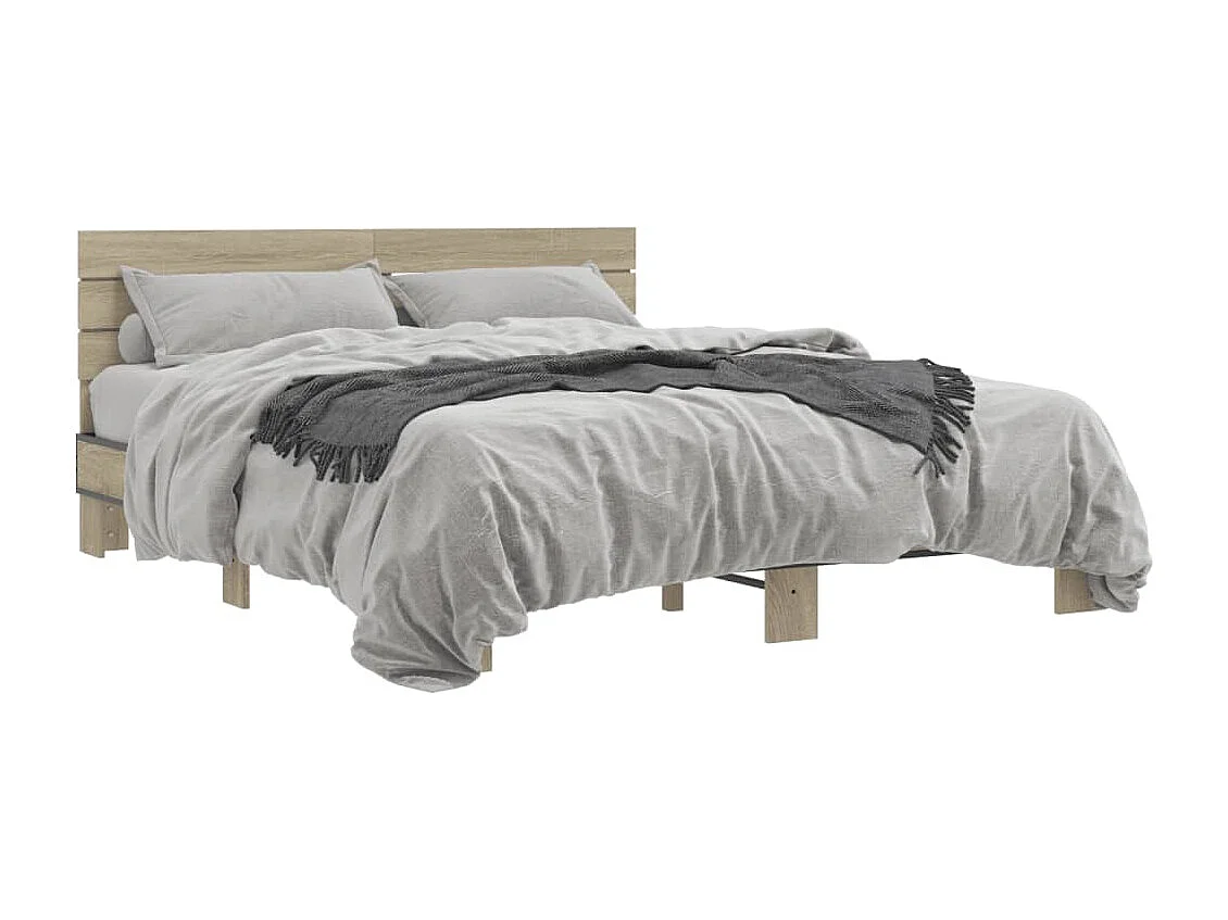 Giroletto Rovere Sonoma 150x200 cm in Legno Multistrato Metallo