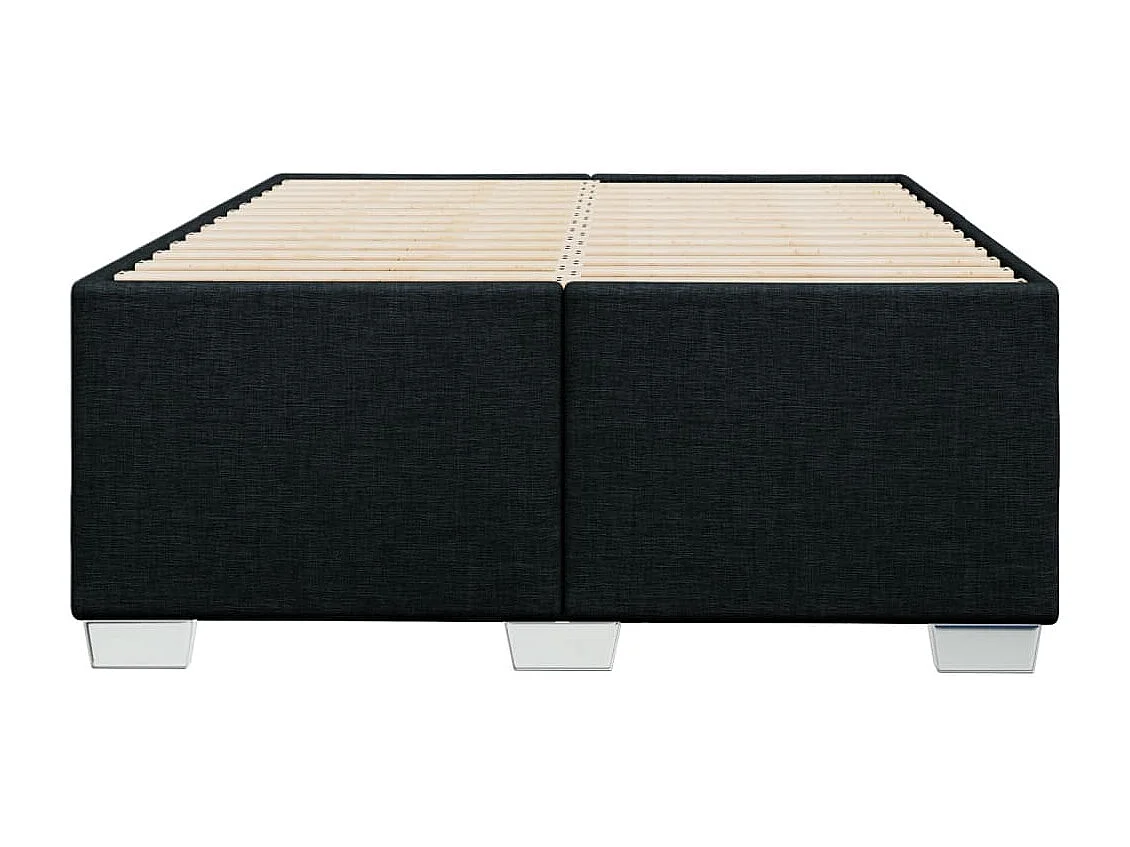 Bedframe zonder matras 120x200 cm stof zwart