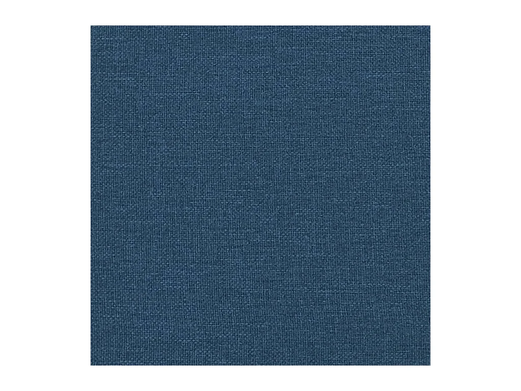 Cadre de lit sans matelas bleu 90x190 cm tissu