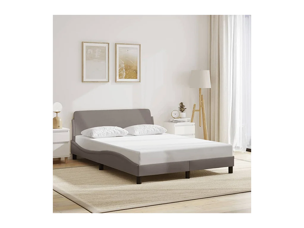 Giroletto senza Materasso Tortora 120x200 cm Tessuto