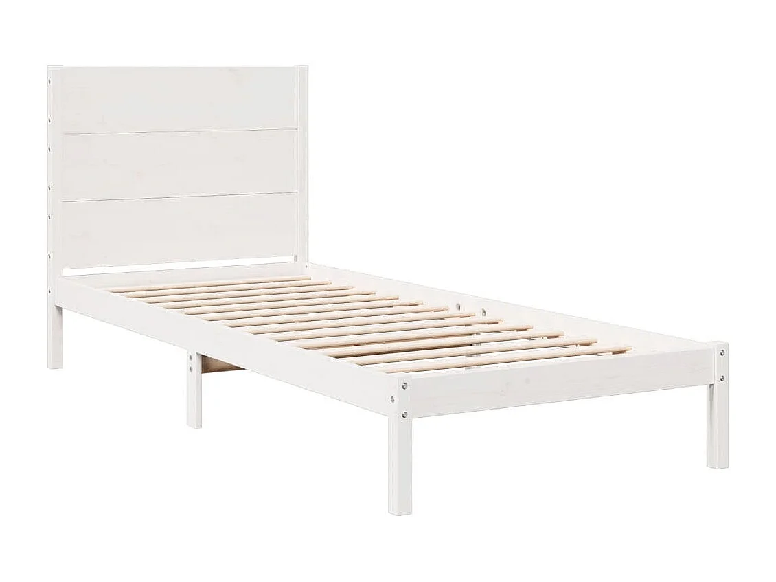 Cadre de lit extra long sans matelas 100x220 cm bois massif