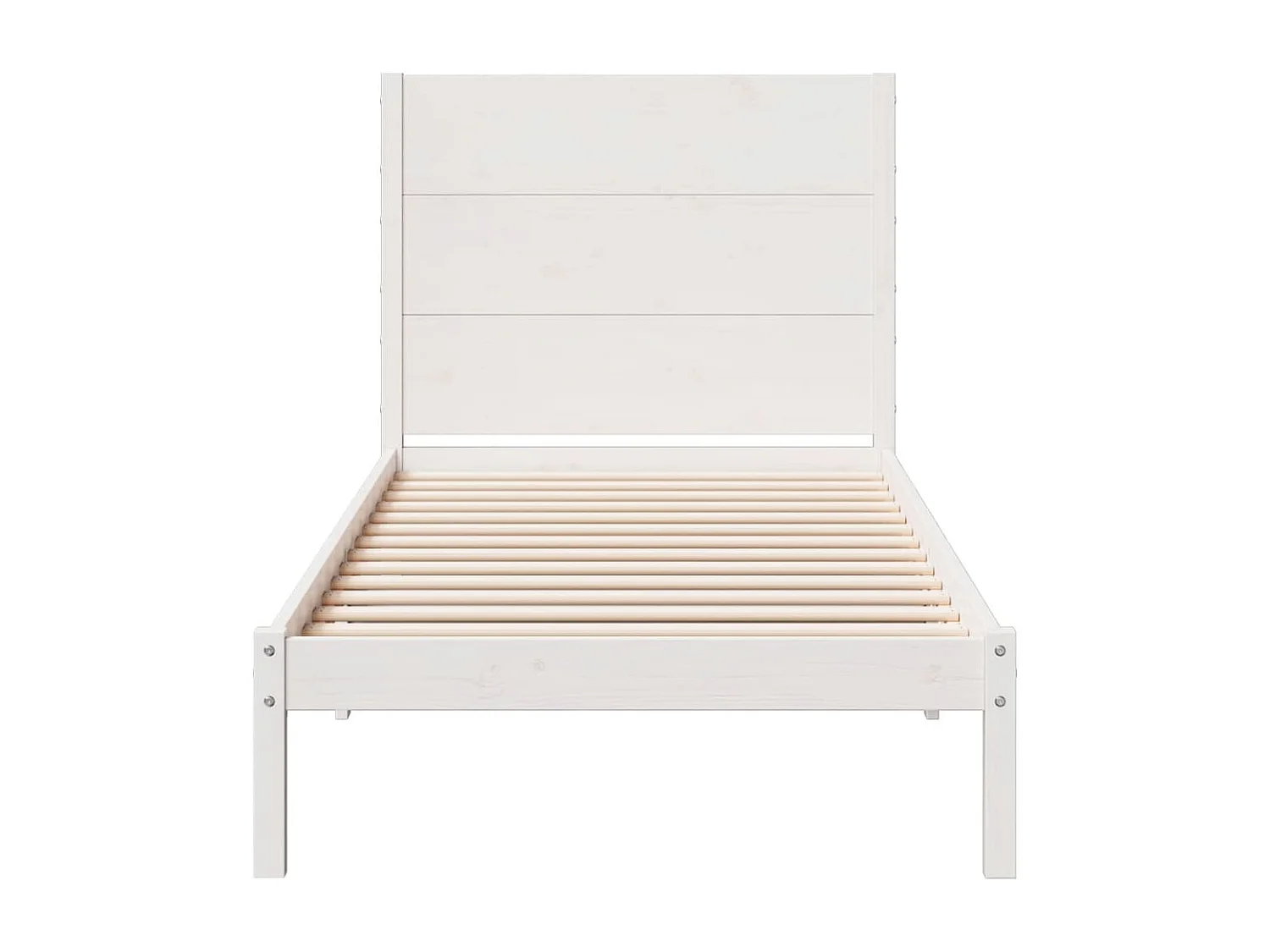 Cadre de lit extra long sans matelas 100x220 cm bois massif