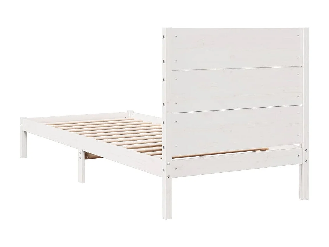 Cadre de lit extra long sans matelas 100x220 cm bois massif