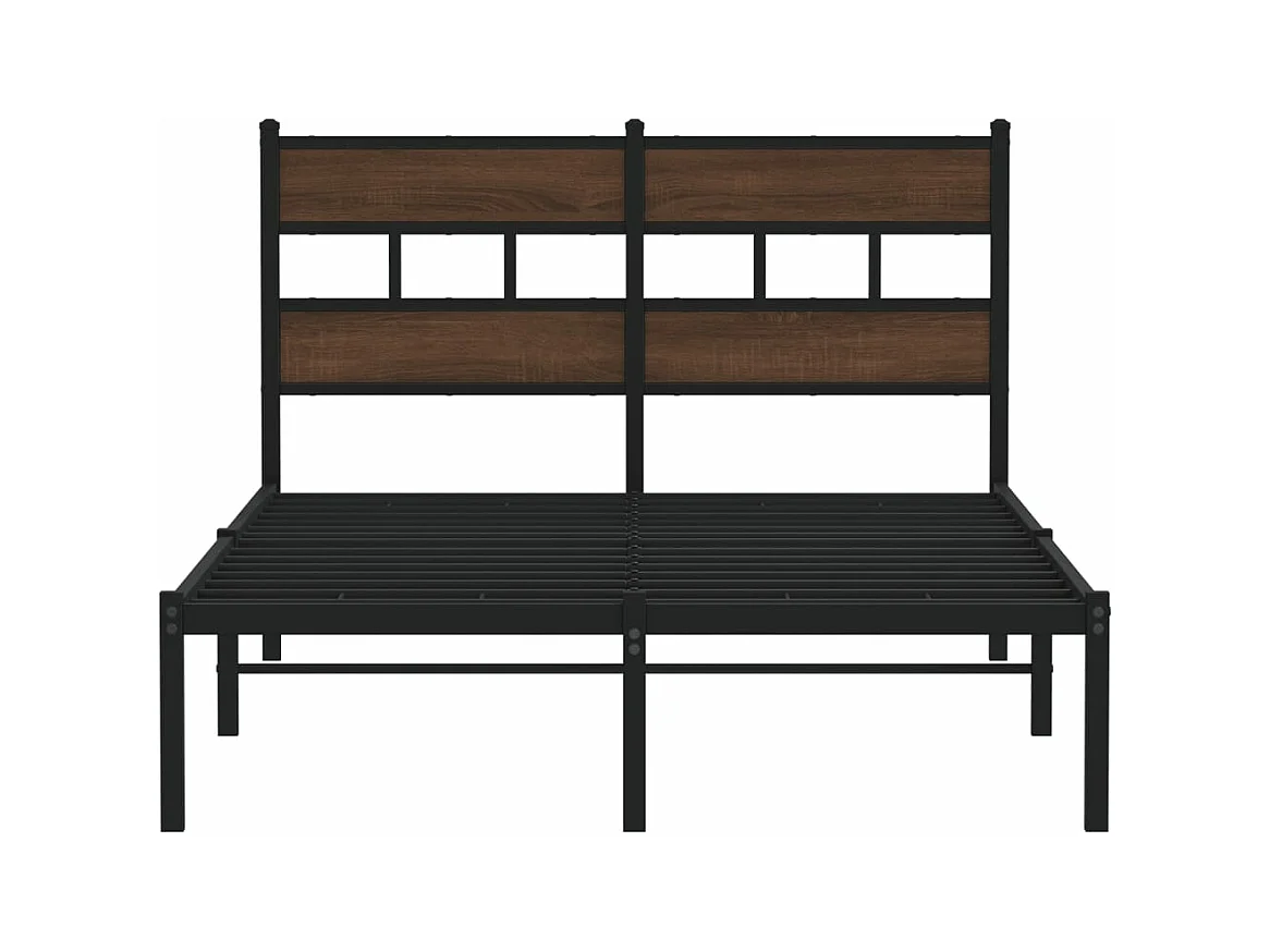 Cadre de lit sans matelas avec tête de lit 120x190 cm