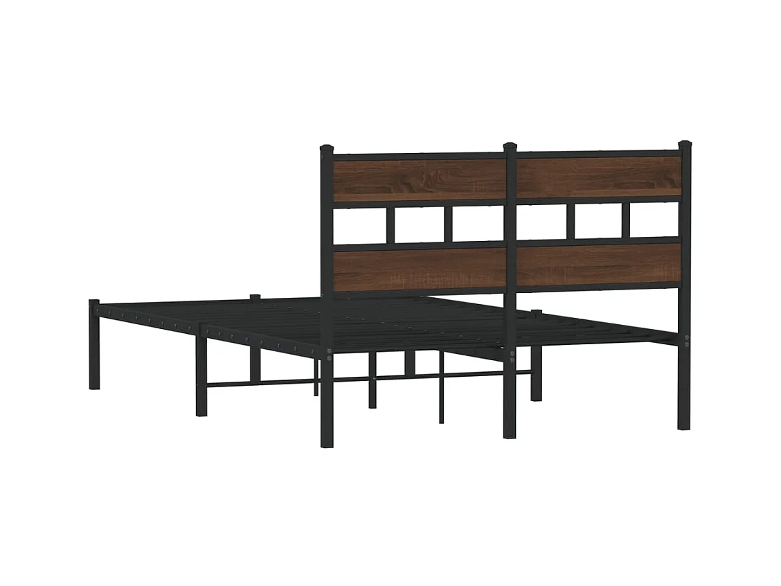 Cadre de lit sans matelas avec tête de lit 120x190 cm