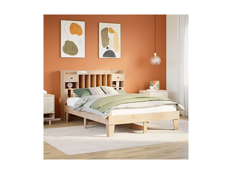 Massivholzbett ohne Matratze 160x200 cm Kiefernholz