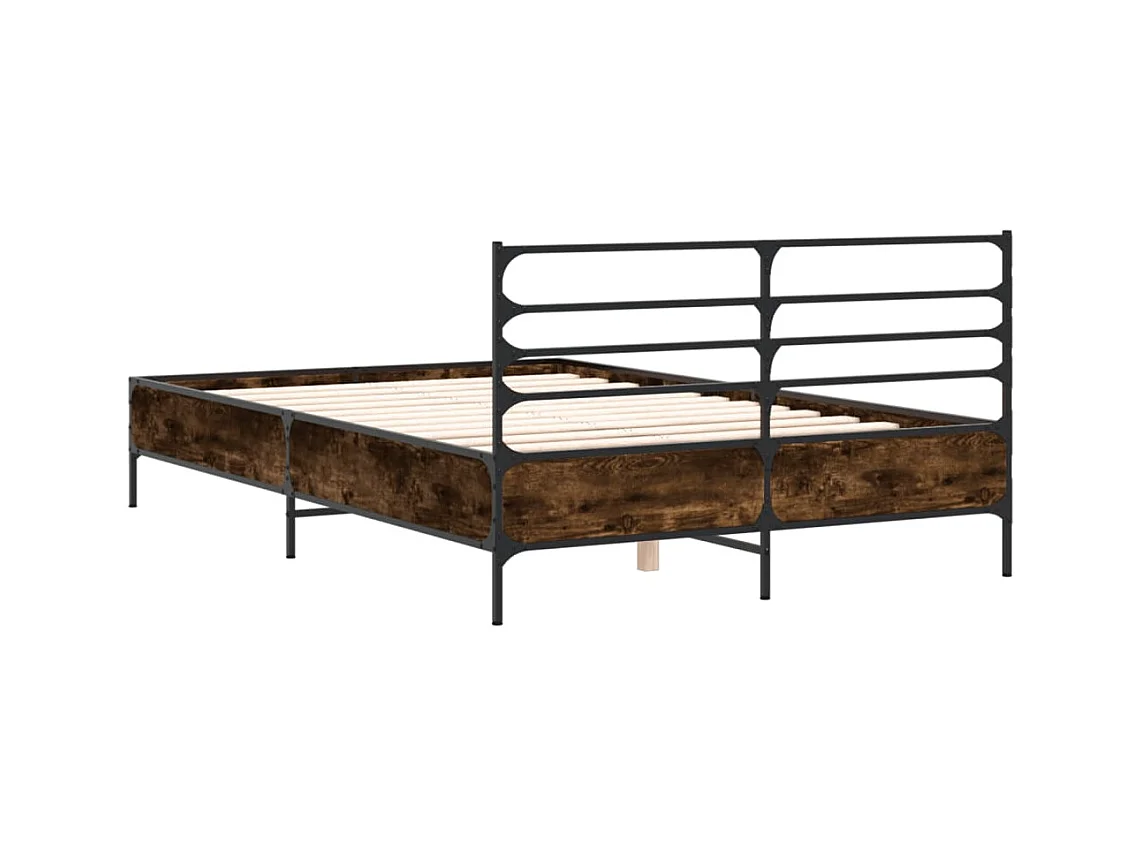 Estrutura de cama 120x200 cm derivados madeira/metal