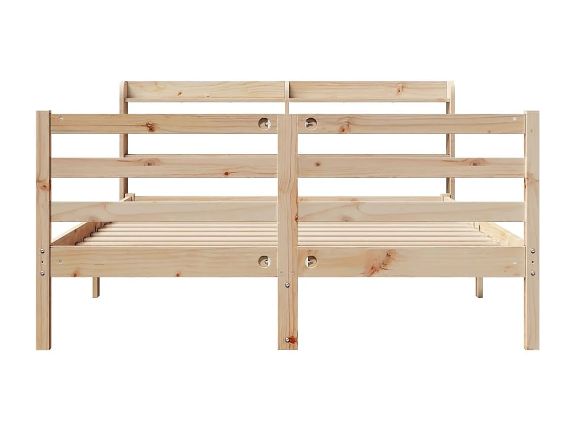 Cadre de lit avec tête de lit sans matelas 120x200 cm
