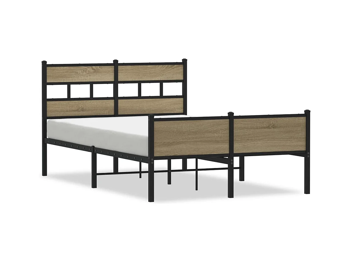 Giroletto senza Materasso Rovere Sonoma 120x190cm in Truciolato