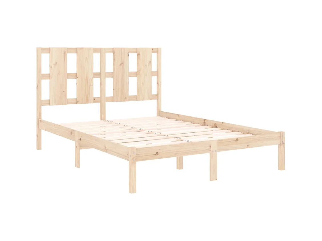 Bedframe massief hout 135x190 cm Double
