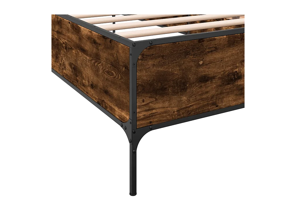 Giroletto Rovere Fumo 100x200 cm in Legno Multistrato e Metallo