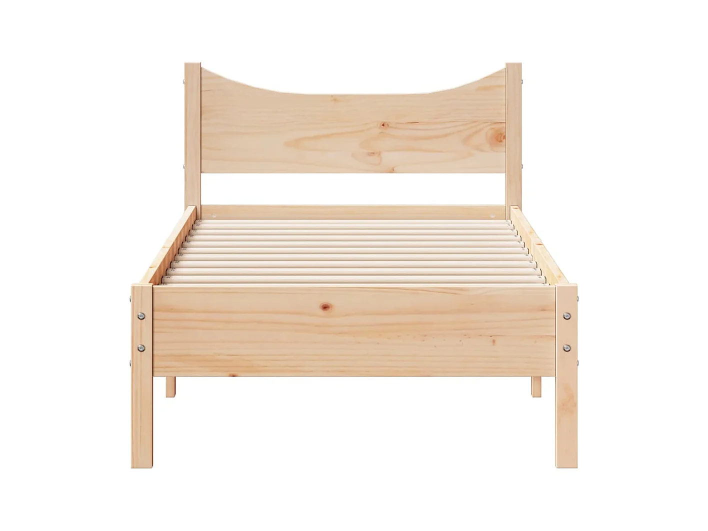 Cadre de lit sans matelas 90x200 cm bois de pin massif