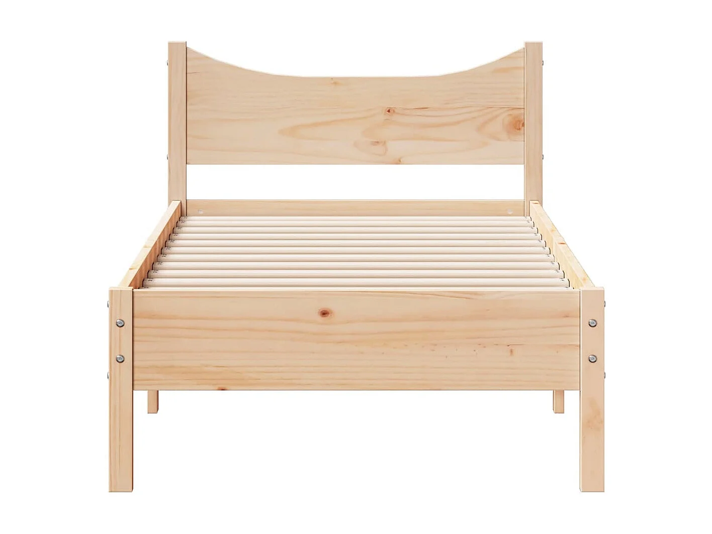Cadre de lit sans matelas 90x200 cm bois de pin massif