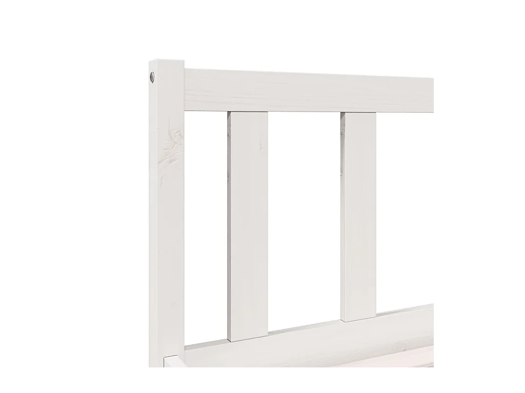 Cadre de lit extra long sans matelas 90x210 cm bois massif pin