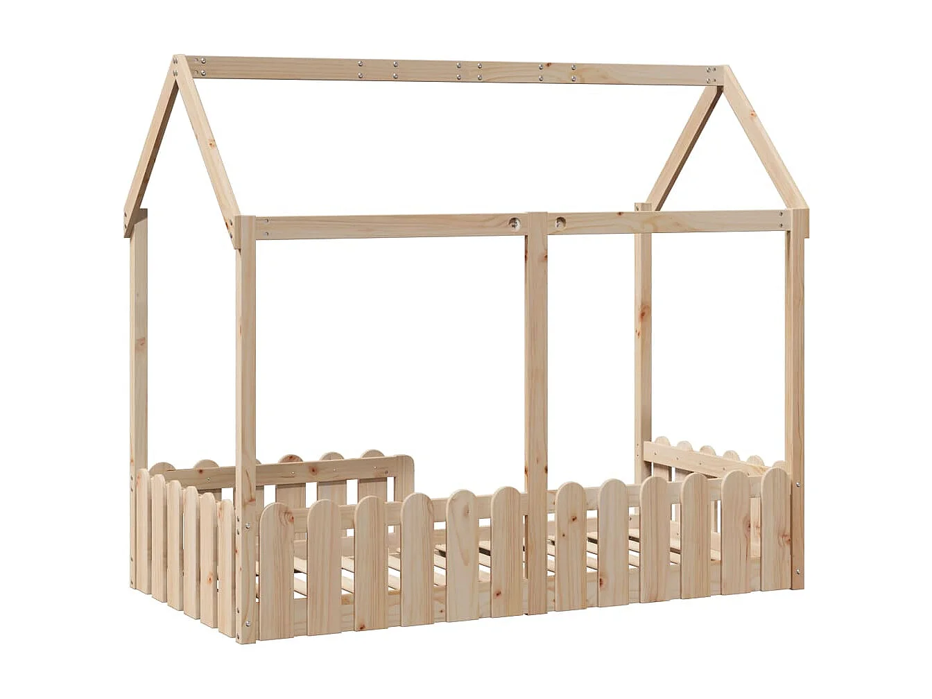 Bedhuis massief grenenhout 80x160 cm