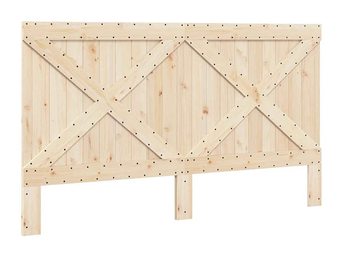 Cadre de lit sans matelas avec tête de lit 180x200 cm