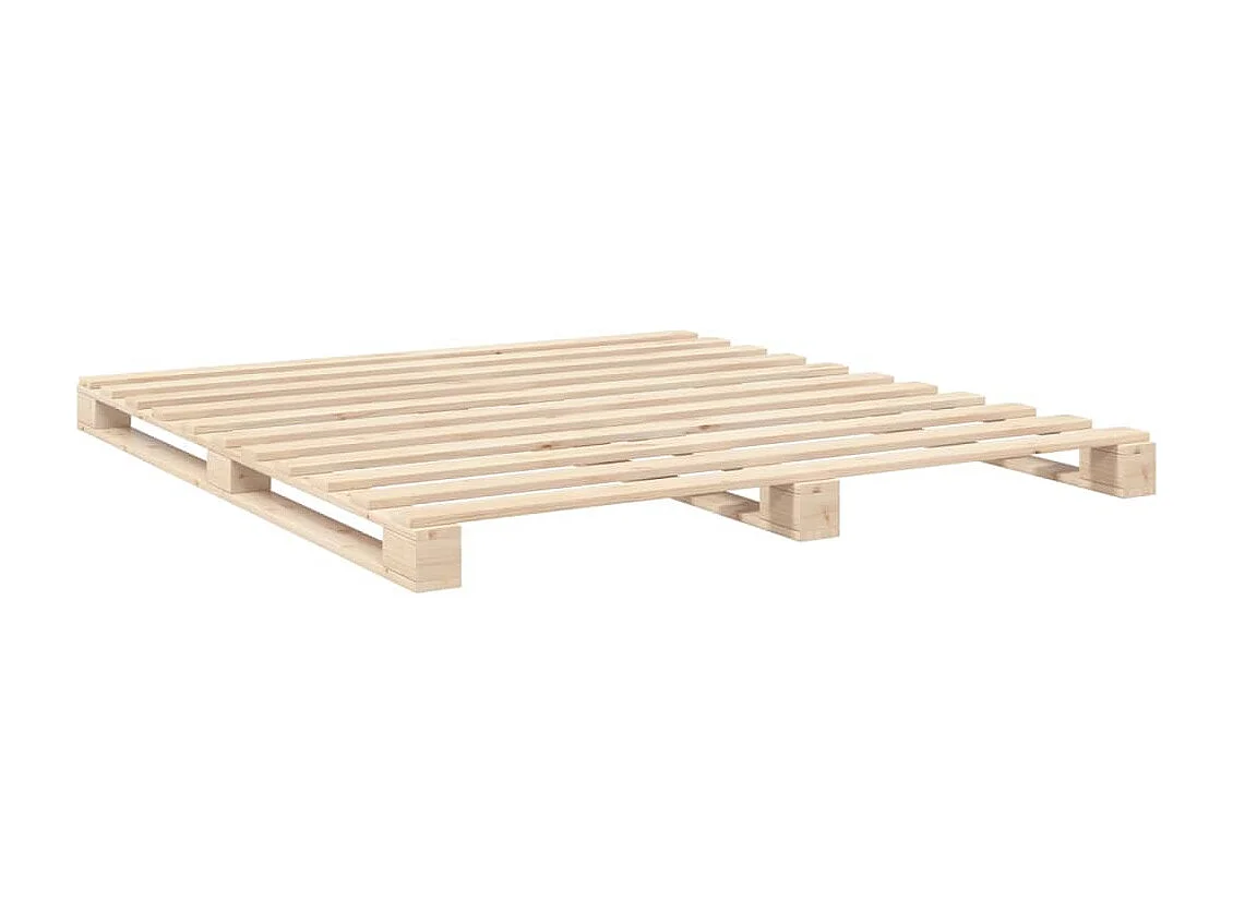 Cadre de lit sans matelas avec tête de lit 180x200 cm