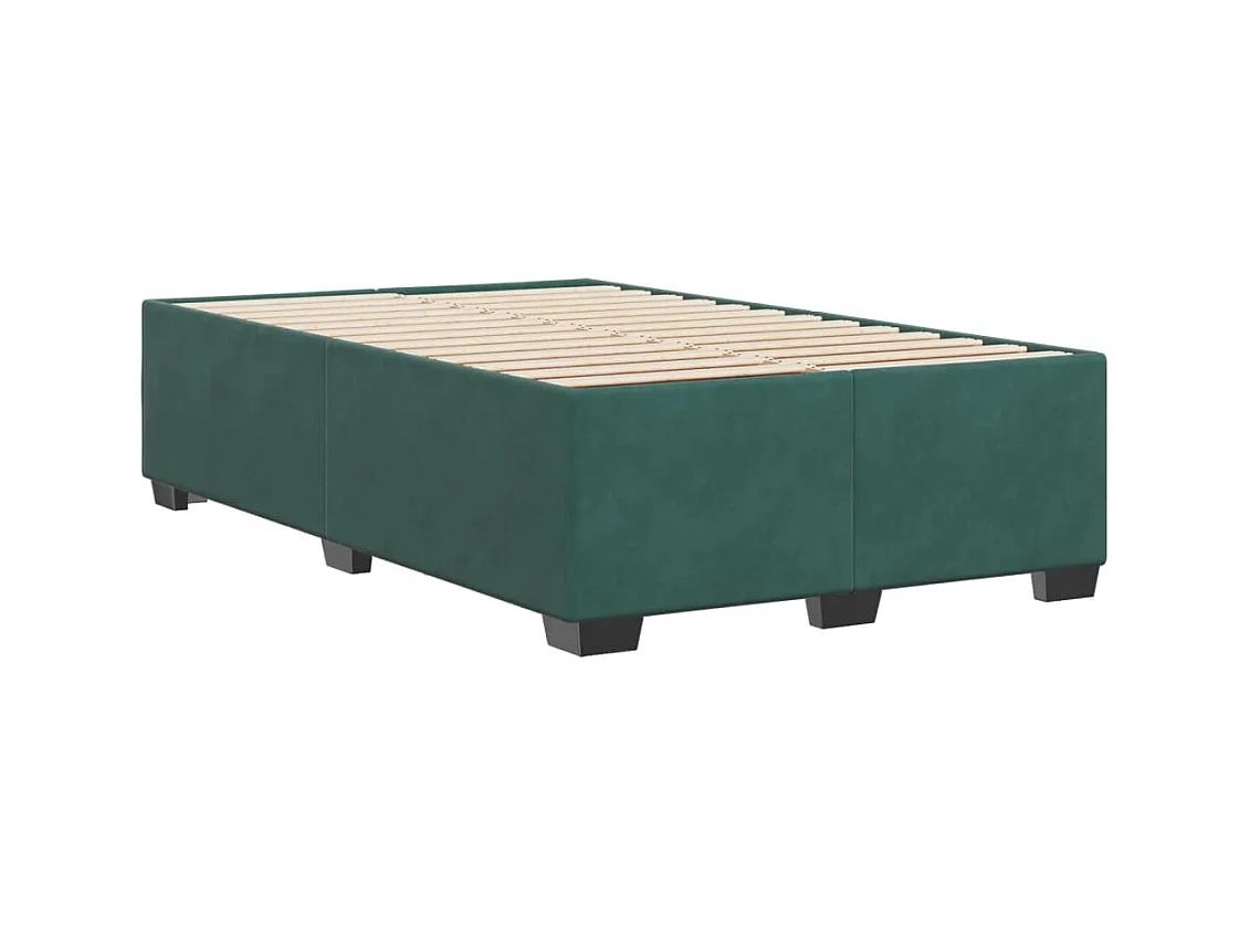Bettgestell Dunkelgrün 120x190 cm Samt
