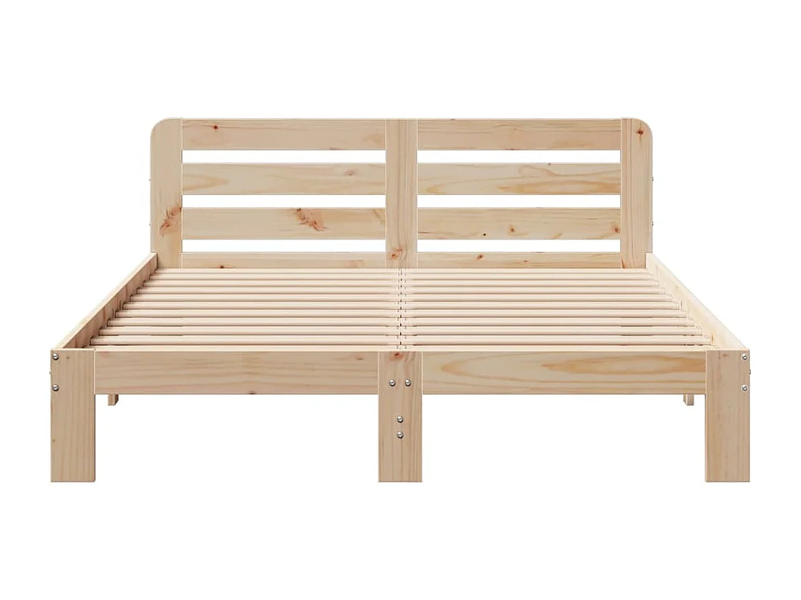 Cadre de lit sans matelas 120x200 cm bois de pin massif