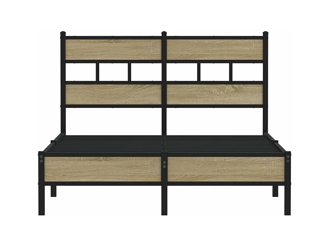 Giroletto senza Materasso Rovere Sonoma 120x190cm in Truciolato