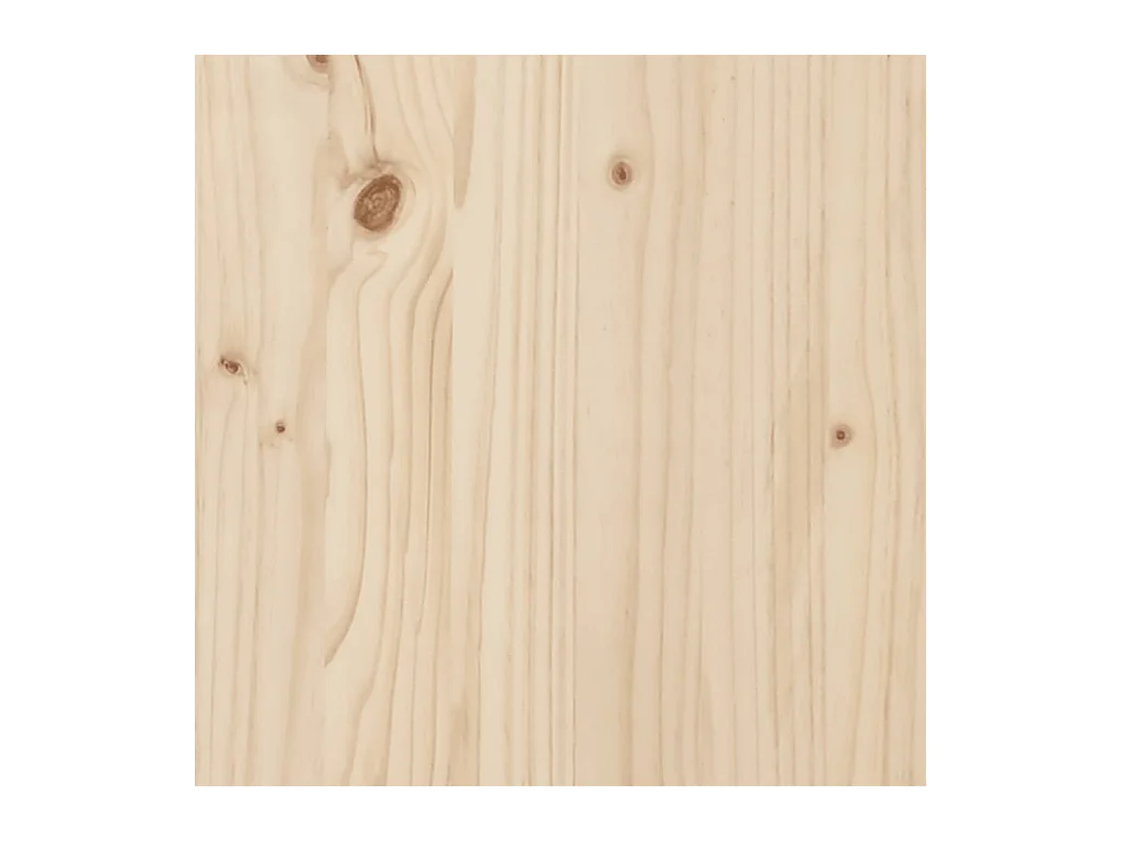 Estructura de cama sin colchón madera maciza de pino 100x200 cm