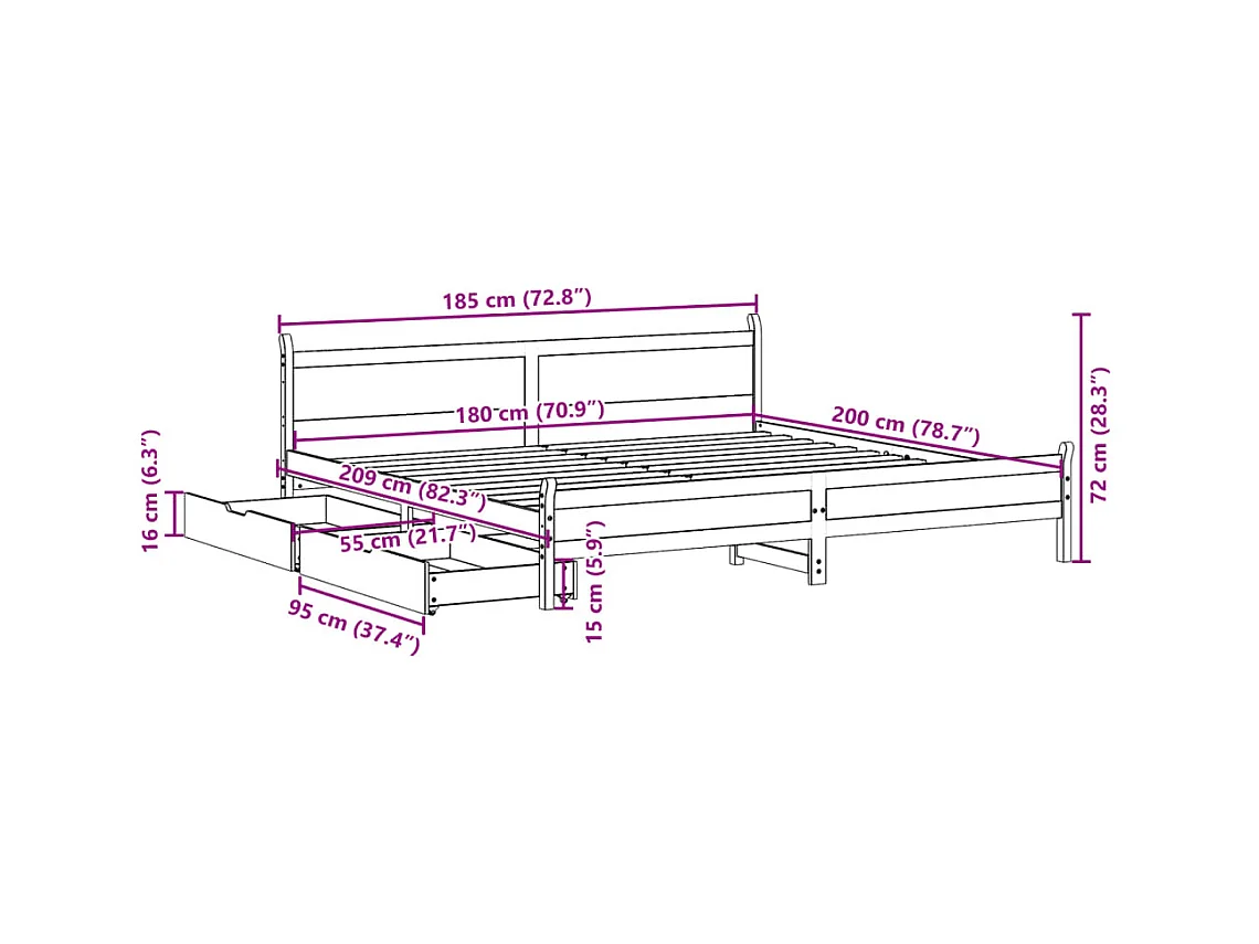 Giroletto Marrone Scuro 120x190 cm in Tessuto