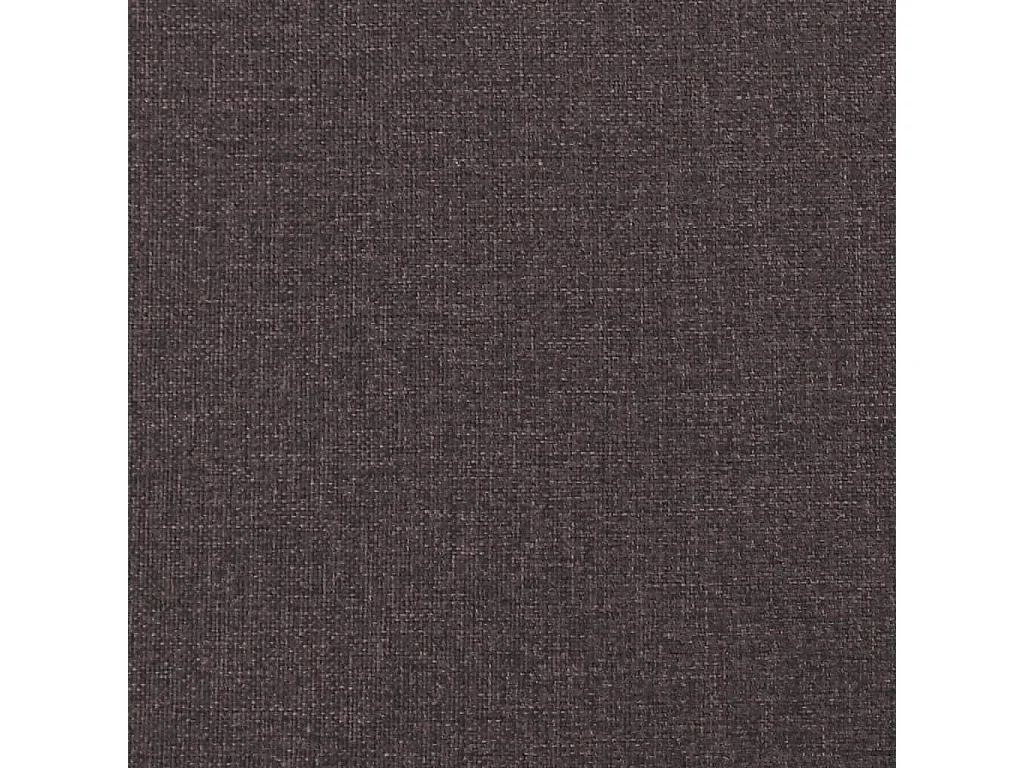 Cadre de lit sans matelas marron foncé 120x190 cm tissu