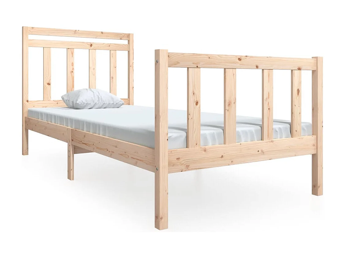 Bedframe massief hout 100x200 cm