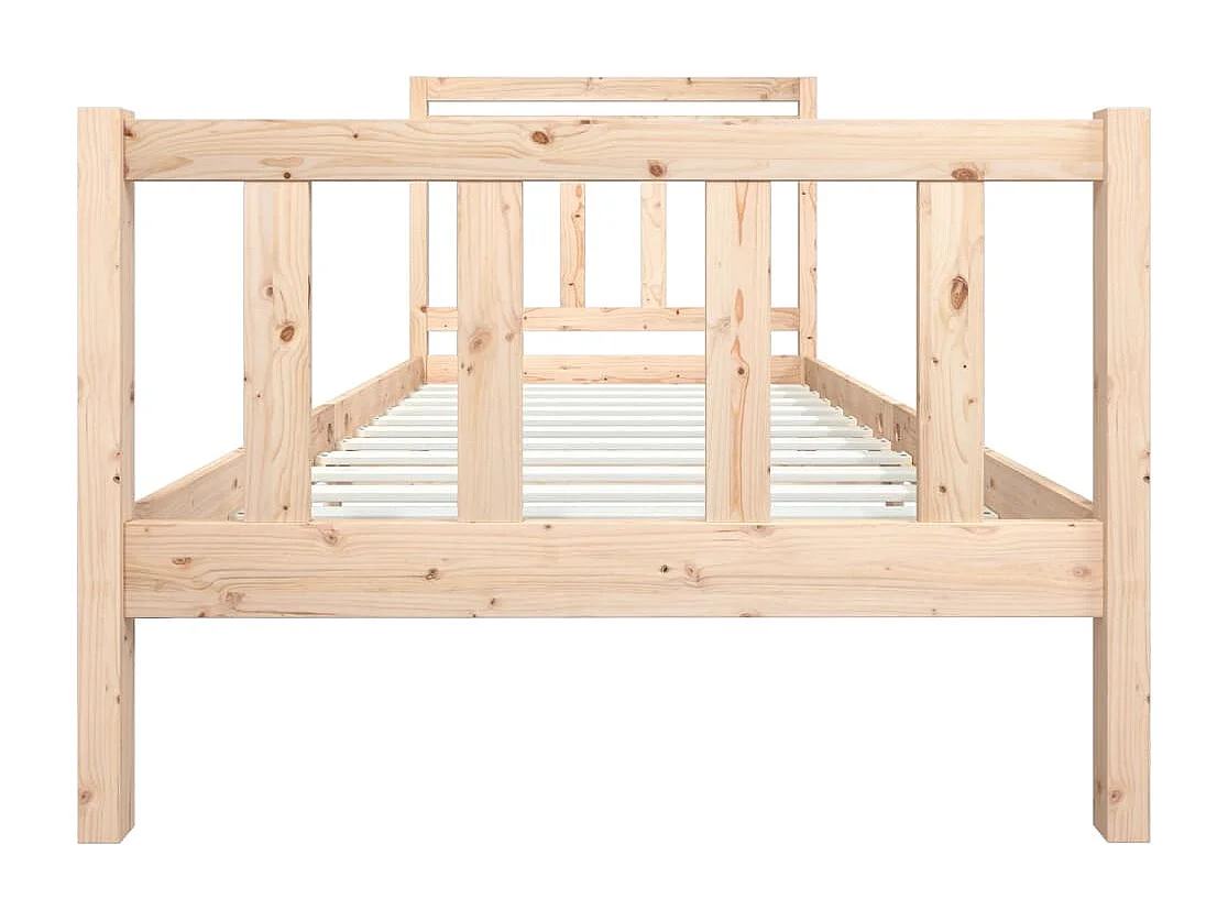 Bedframe massief hout 100x200 cm