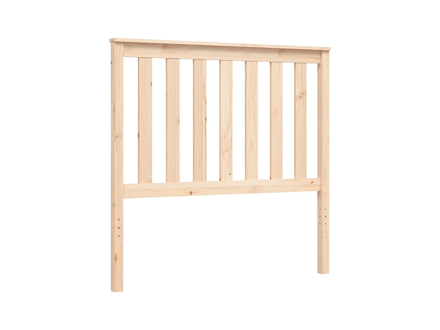 Bedframe massief grenenhout wit 100x200 cm