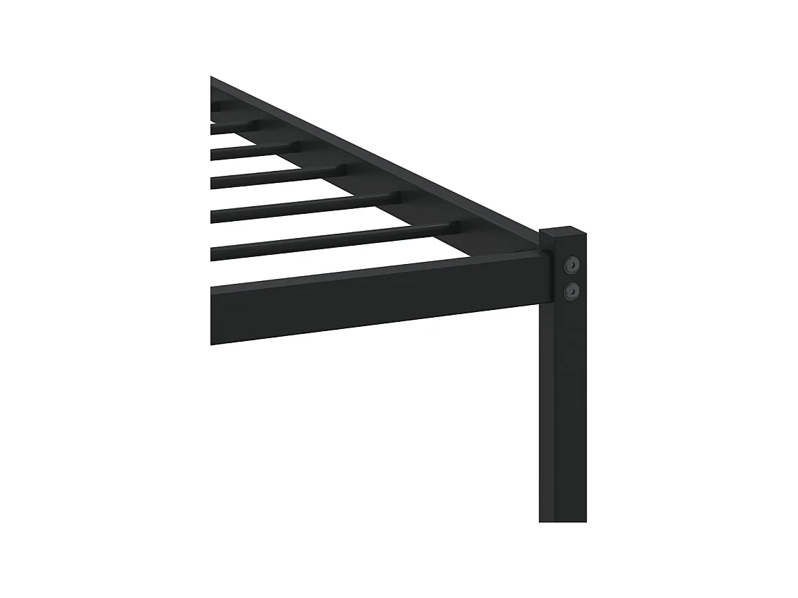 Cadre de lit sans matelas avec tête de lit 100x190 cm